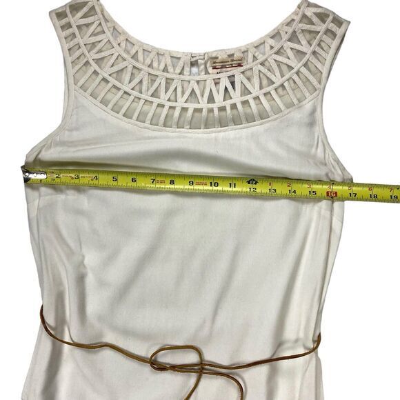 Tommy Hilfiger Denim Dress Women XS White Blue Tie Dye Belted Summer Beach Vacay - Picture 14 of 16